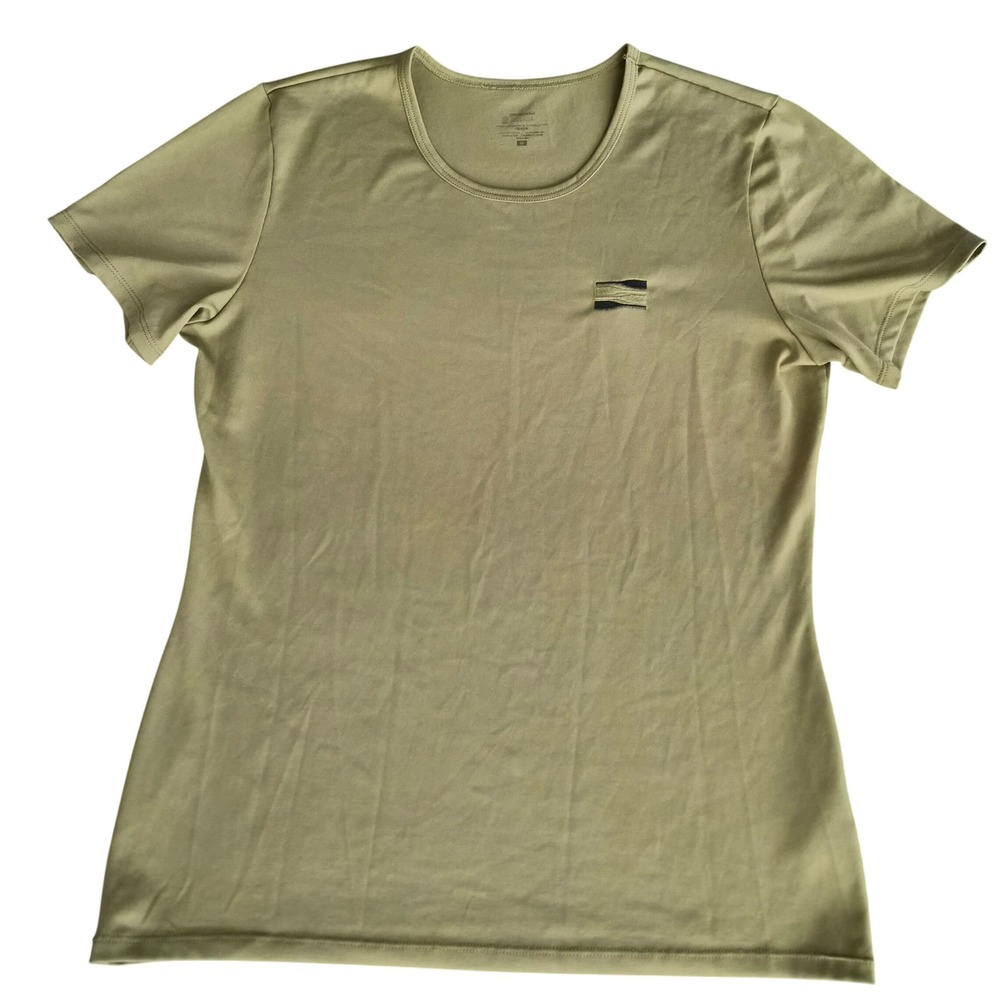 Patagonia Capilene Womens M Olive Green Short Sleeve Performance T-Shirt 11395